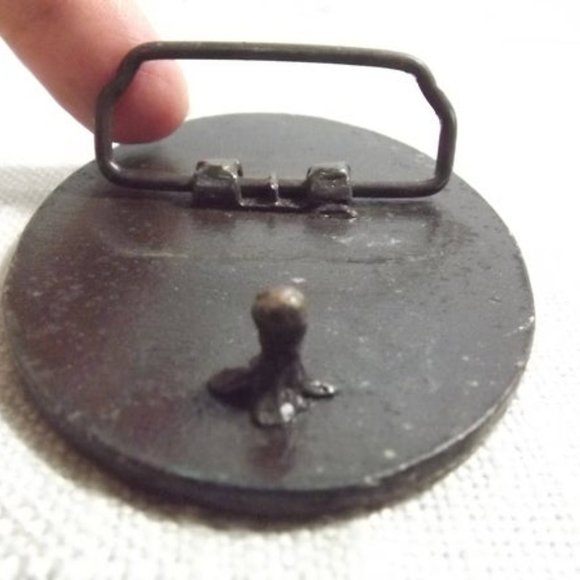 Vintage CORAM Construction Advertising Belt Buckle - Picture 5 of 6